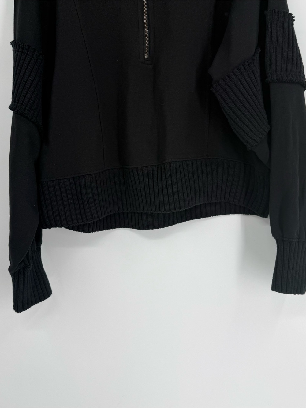 Daily Practice Anthropologie Indy Grab Pullover Sweatshirt Black Size L - Picture 8 of 11